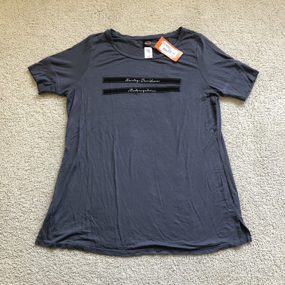 Boswell's Harley Davidson Motorcycles Nashville TN T-Shirt Women's XL Gray NWT